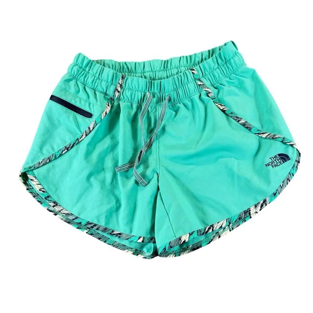 The North Face Sz S Class V Mountain Shorts Stretch Multicolor Women's Billiard